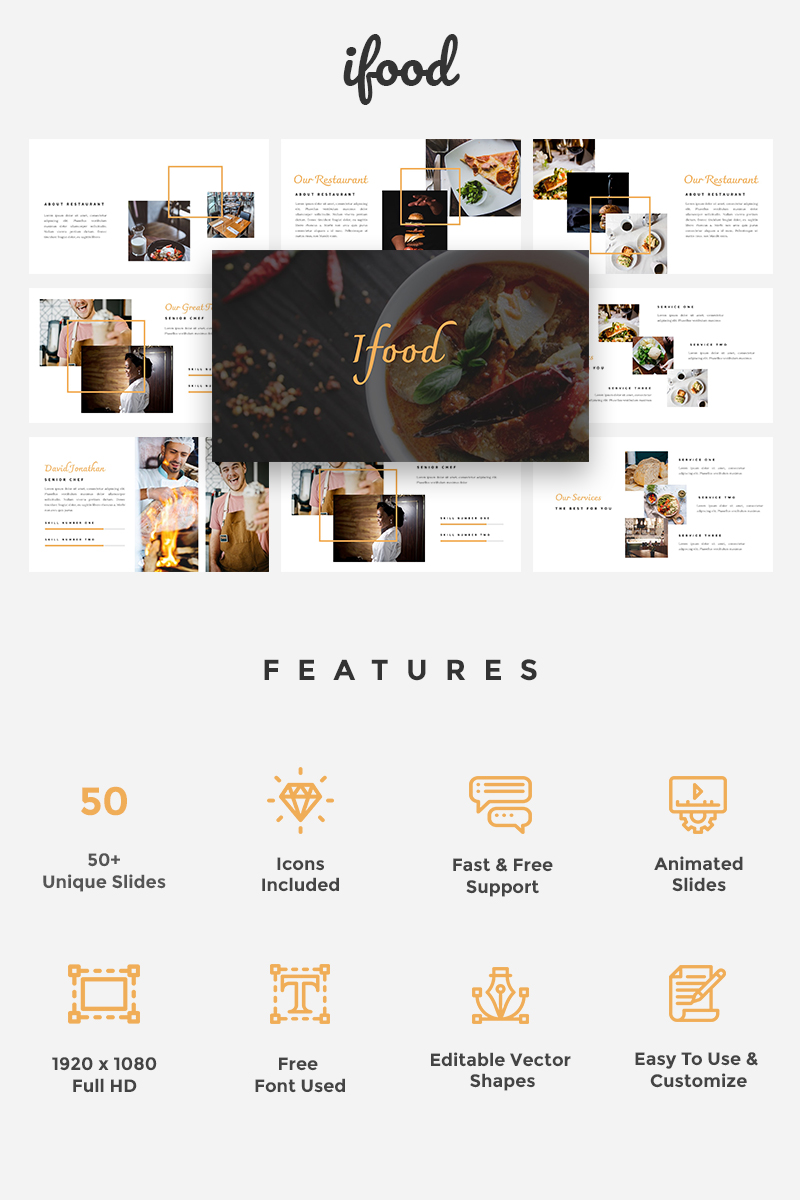 iFood PowerPoint template