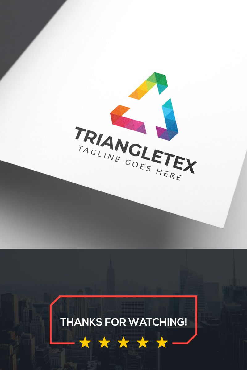 Triangle Colorful Logo Template