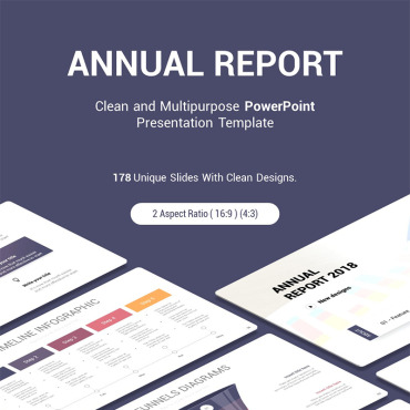 Animated Annual PowerPoint Templates 78521