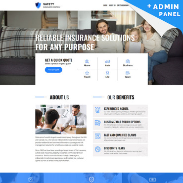 Agency Company Landing Page Templates 78534