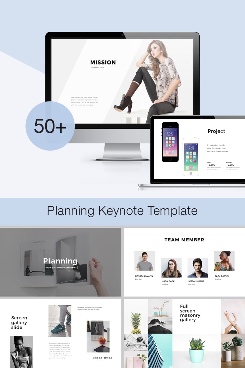 Planning - - Keynote template