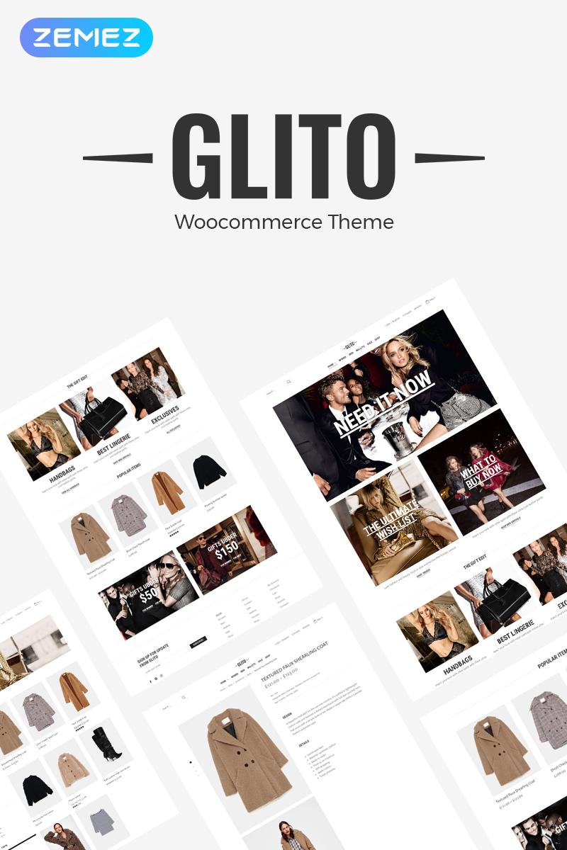 Glito - Fashion Store ECommerce Modern Elementor WooCommerce Theme