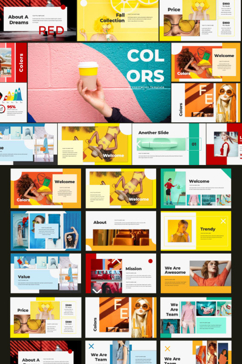 Colors PowerPoint template