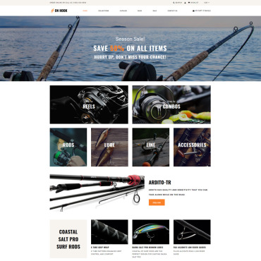 Ecommerce Fishing Shopify Themes 78716