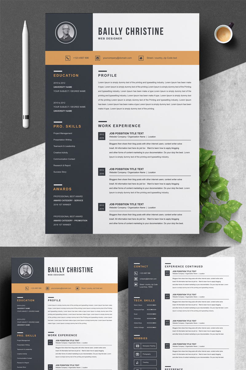 Bailly Resume Template