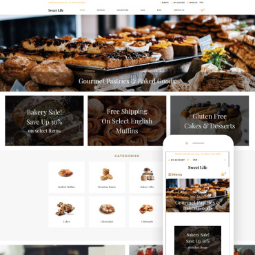 Cakes Cookies Shopify Themes 78745