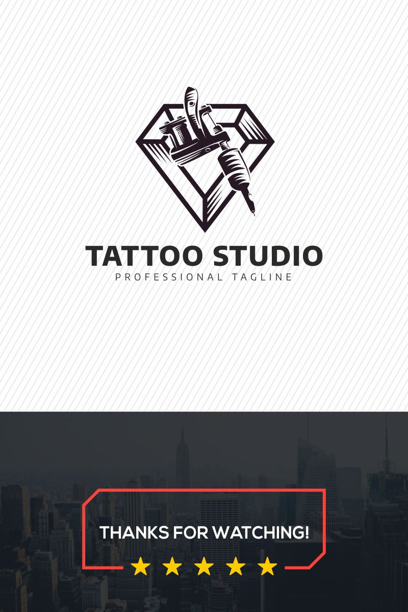 Tattoo Studio Logo Template
