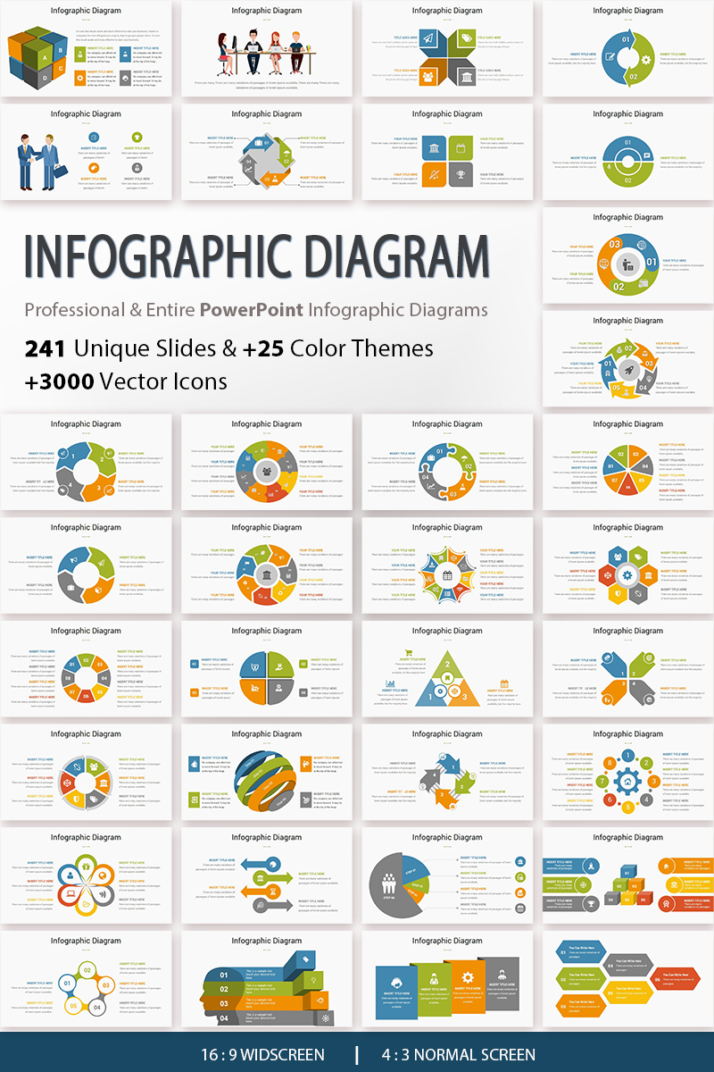 Infographic Diagrams PowerPoint template