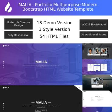 Bootstrap Creative Landing Page Templates 78824
