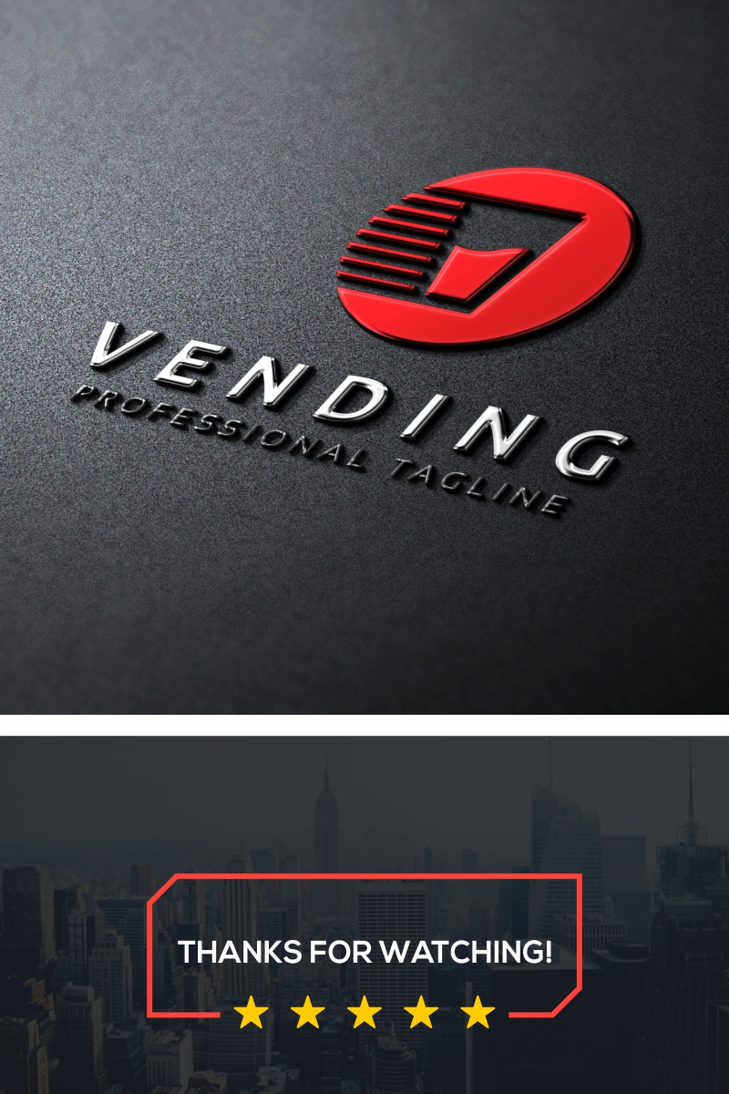 Vending Cafe Logo Template