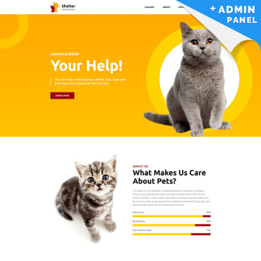 Kitten Cats Landing Page Templates 78901