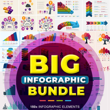 Bundle Big Infographic Elements 78923