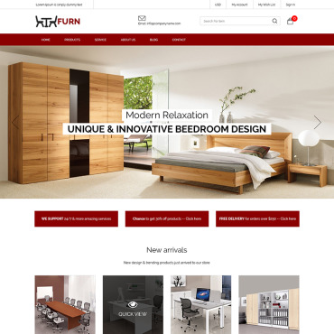 Store Ecommerce PSD Templates 78924