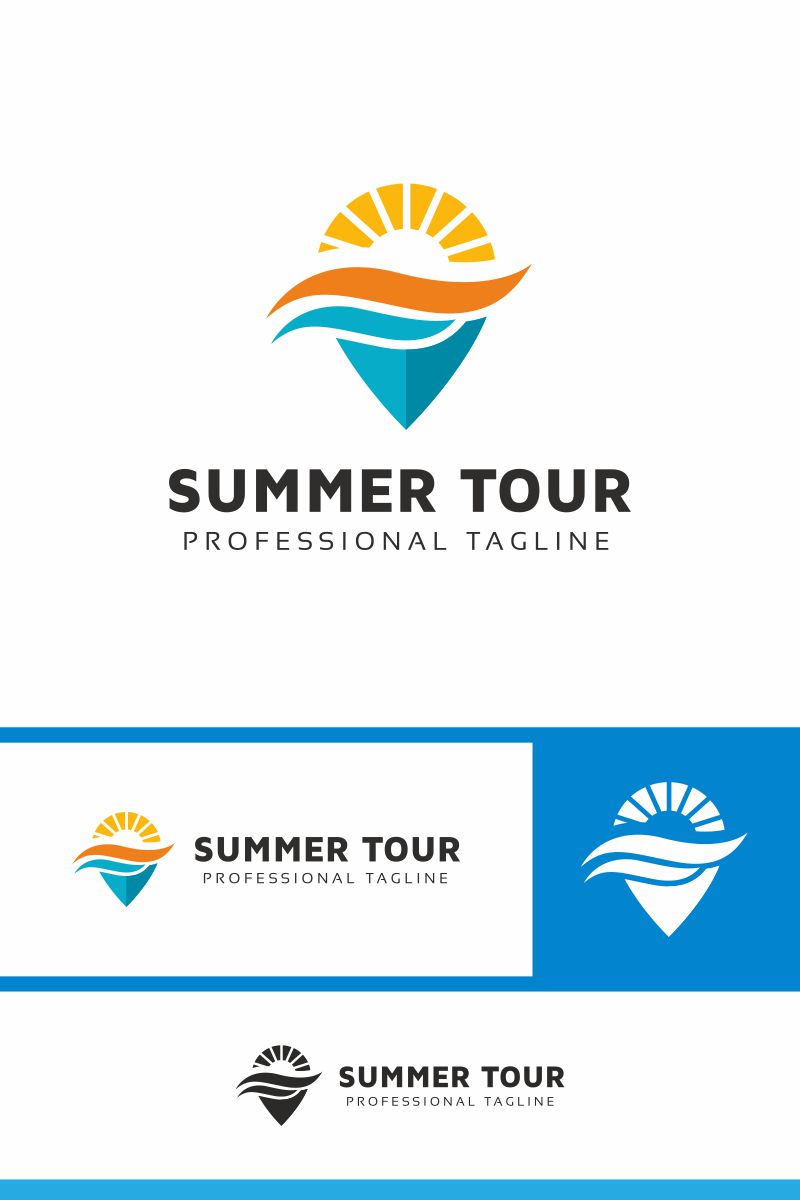 Summer Tour Logo Template