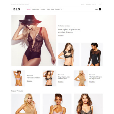 Ecommerce Lingerie Shopify Themes 78941