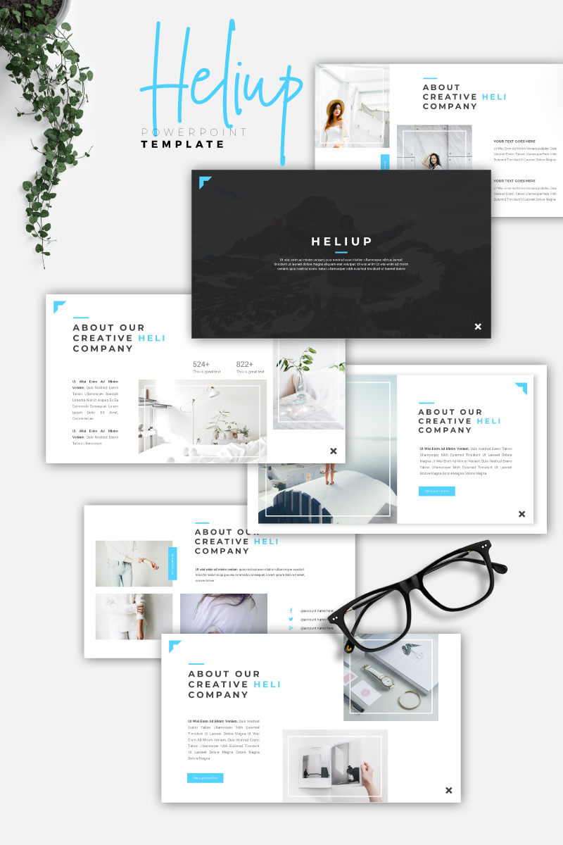 HELIUP - Creative PowerPoint template