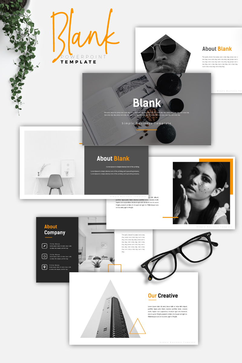 Blank - Business PowerPoint template