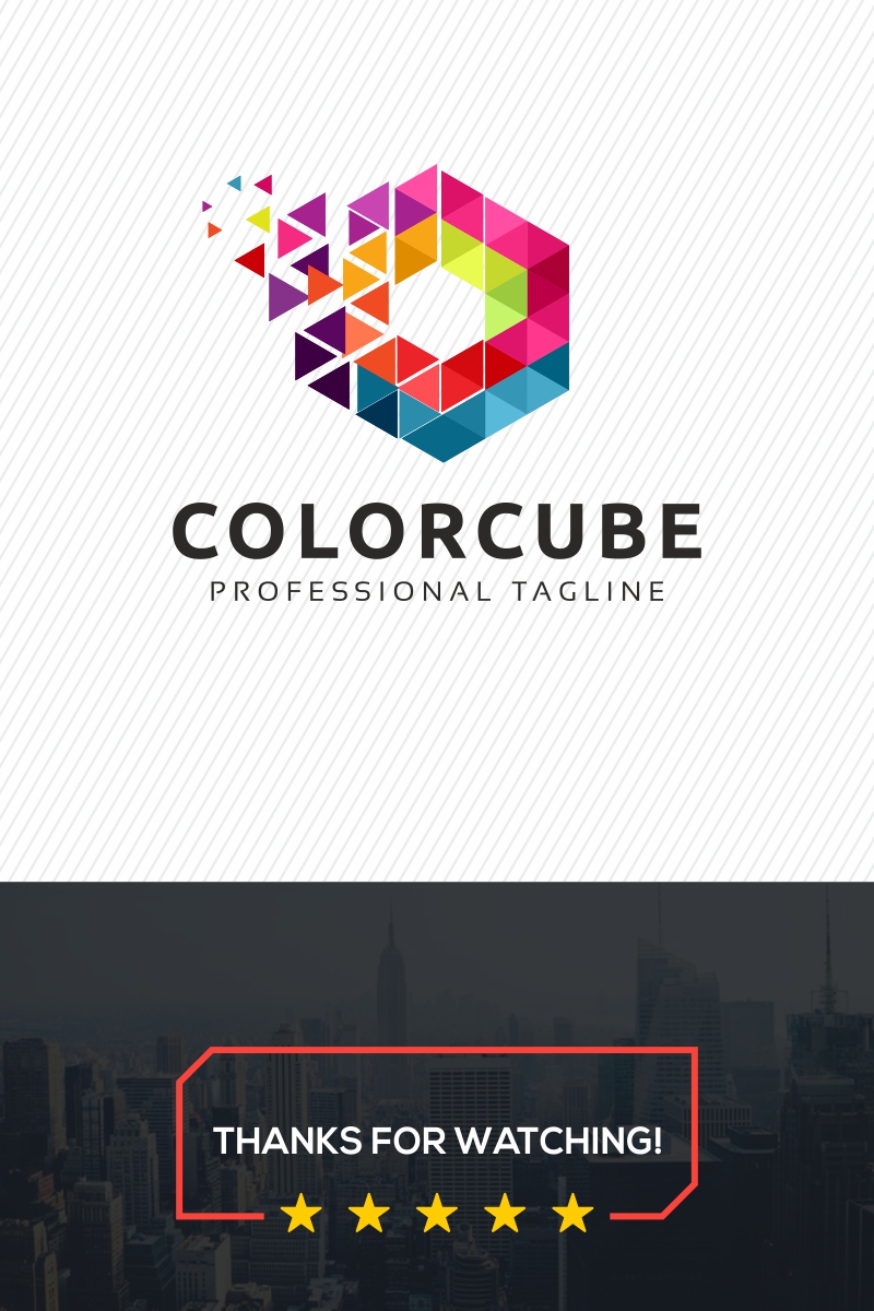 Colorful Cube Logo Template