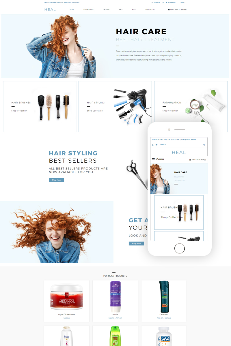 Heal - Beauty E-commerce Modern Shopify Theme