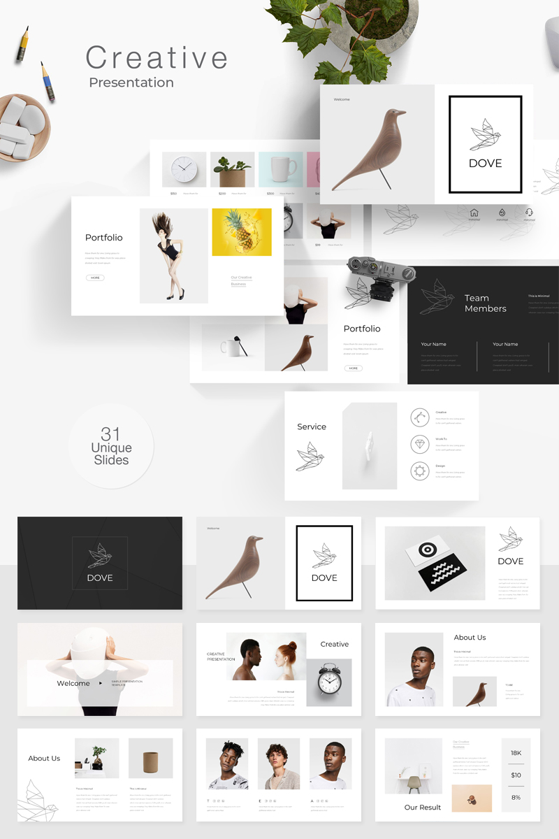 Dove PowerPoint template