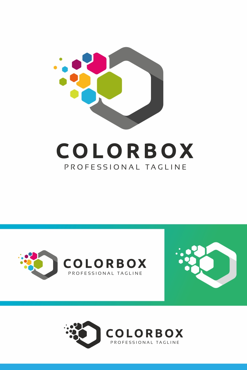 Colorful Box Logo Template