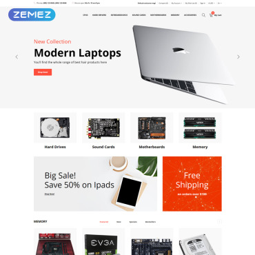 Accessories Ecommerce OpenCart Templates 79079