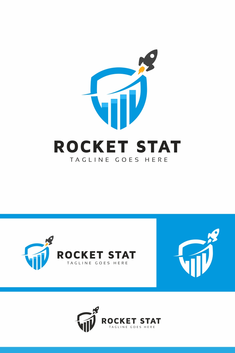 Rocket Statistics Logo Template