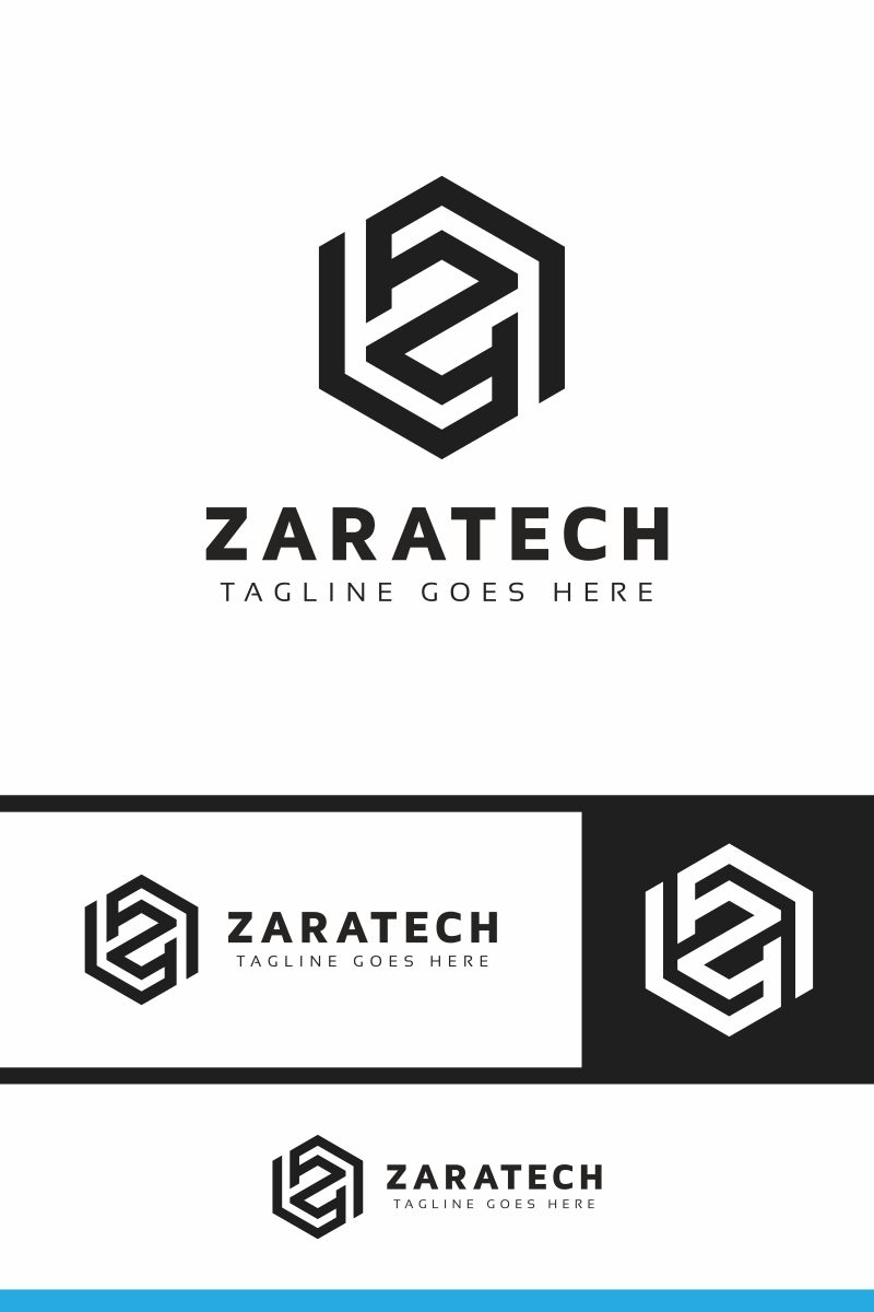 Zaratech Z Letter Logo Template