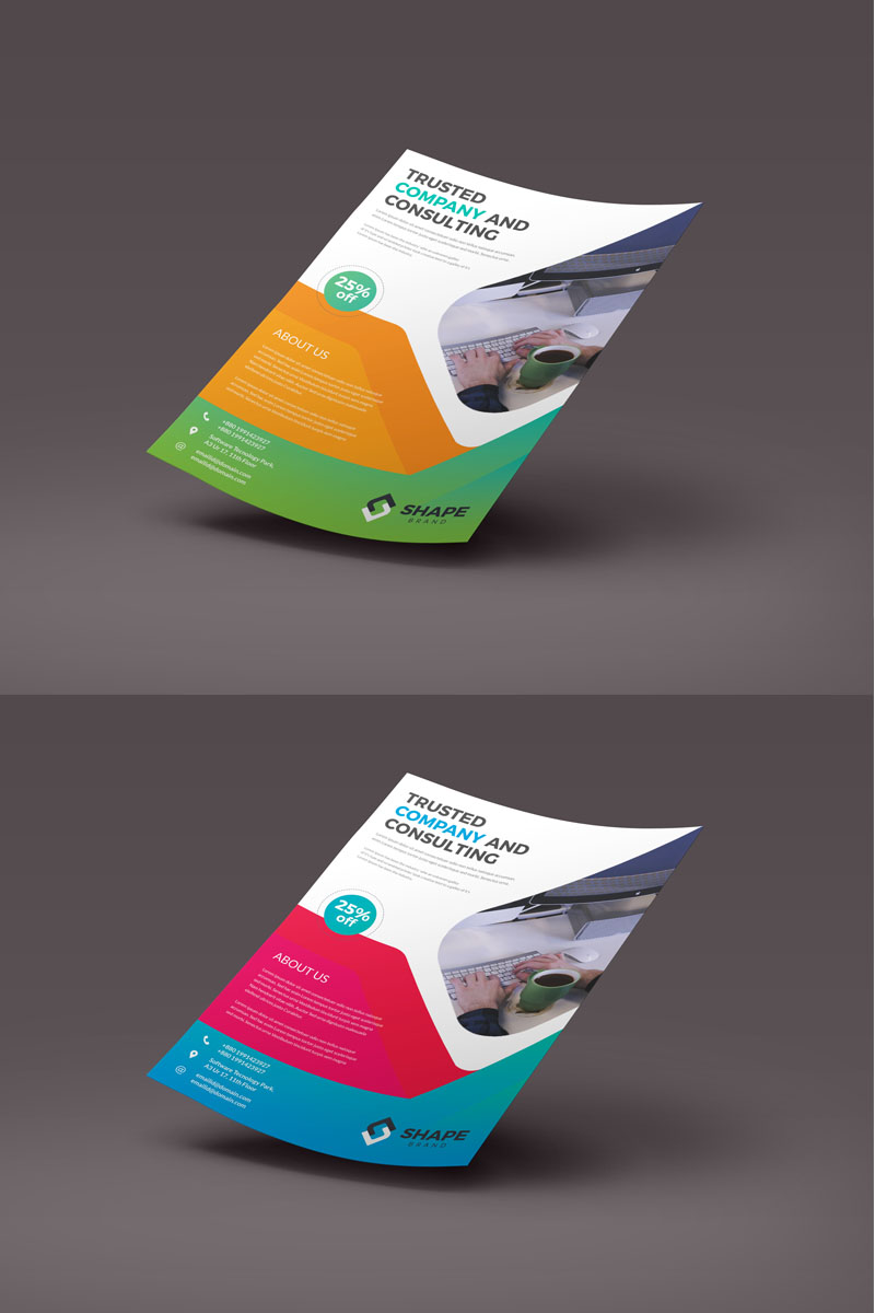 Trusted Minimal Flyer - Corporate Identity Template