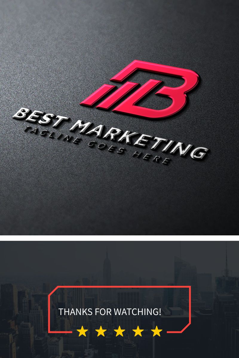 Best Marketing B Letter Logo Template