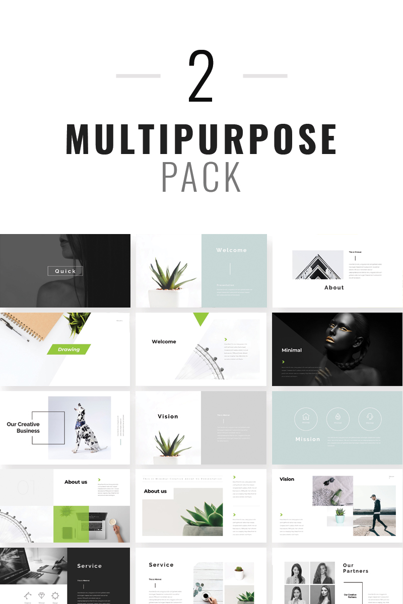 Multipurpose Clean Presentation PowerPoint template