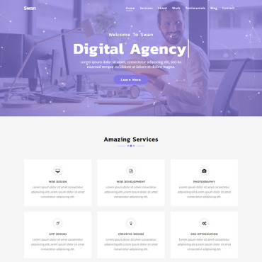 Responsive Clean Landing Page Templates 79181