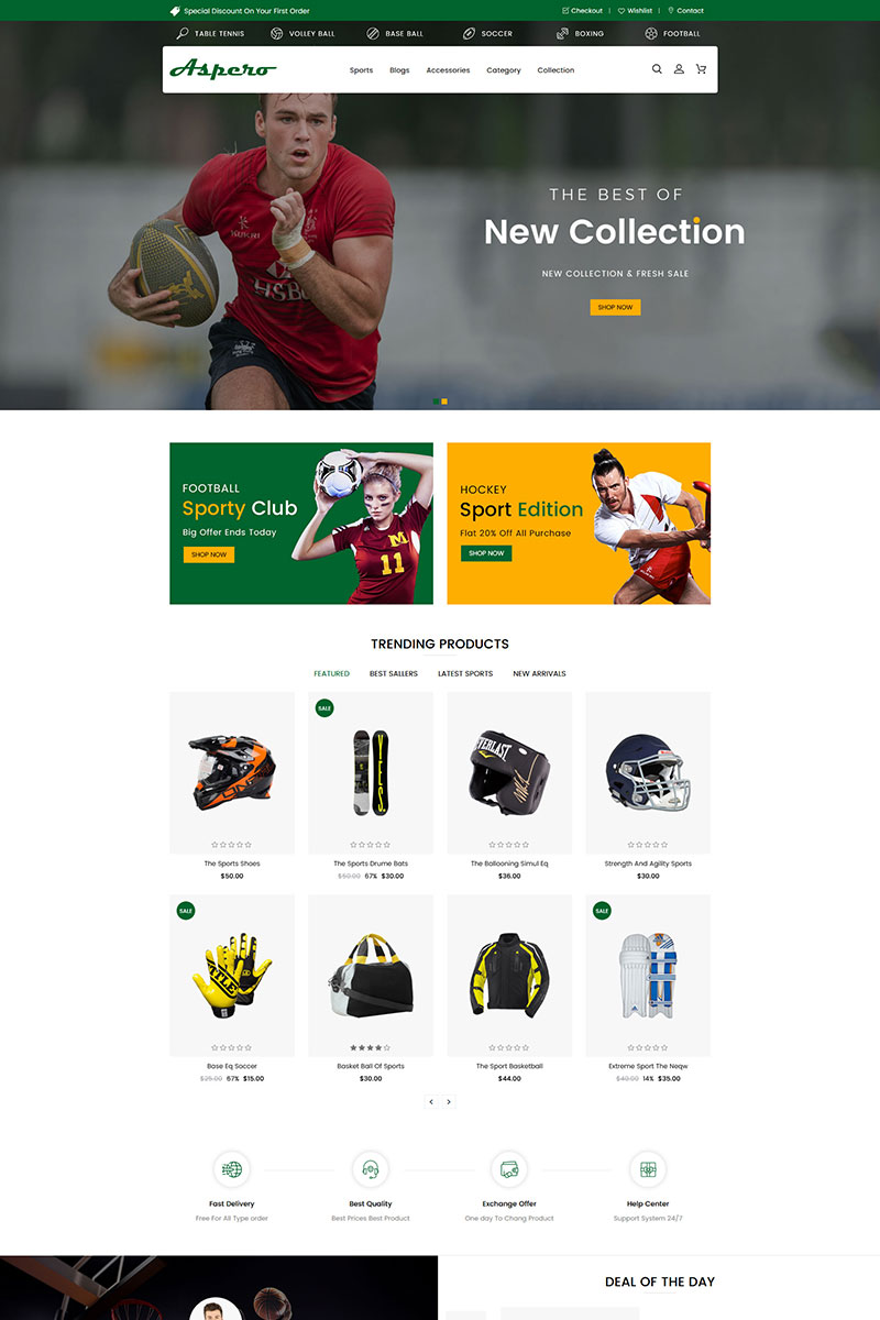 Aspero Sectioned Shopify Theme