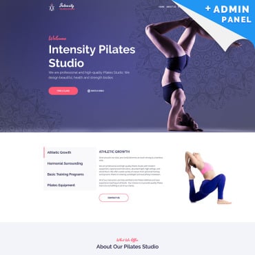 Exercises Class Landing Page Templates 79256