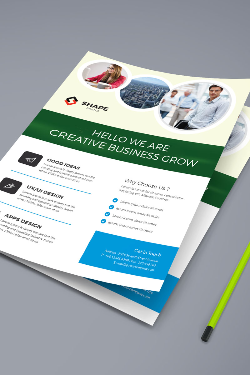 Creative Business Grow Flyer - Corporate Identity Template