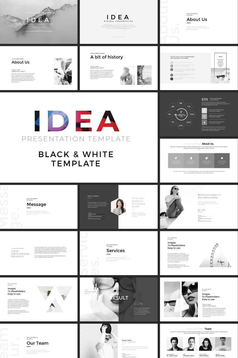 Idea Minimal PowerPoint template