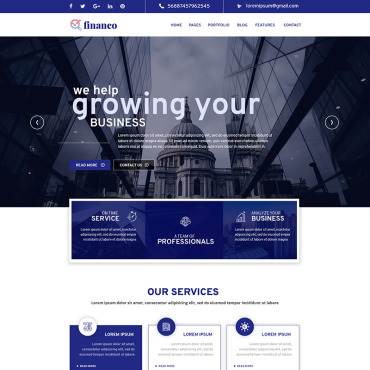 Website Agency PSD Templates 79324