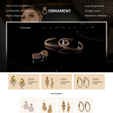 Diamond Fashion OpenCart Templates 79347