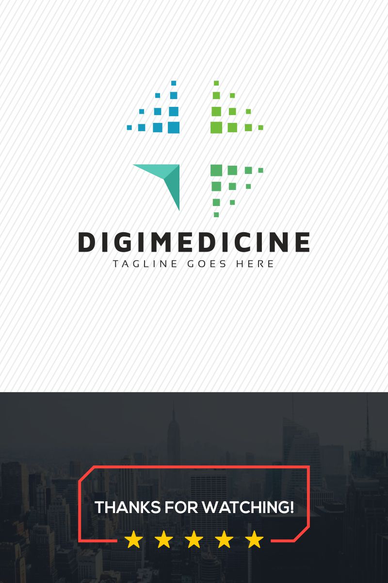 Digital Medicine Logo Template