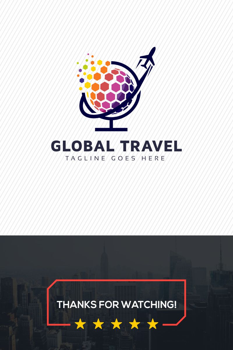 Global Travel Logo Template