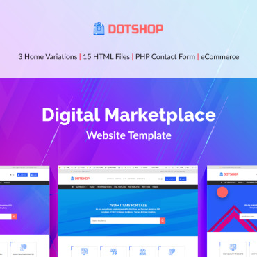 Marketplace Products Responsive Website Templates 79391