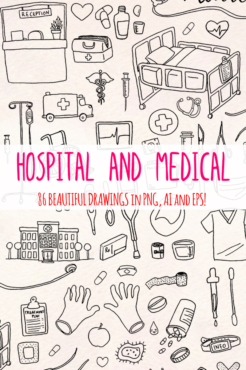 86 Hospital and Medical Doctor - Illustration