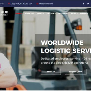 Courier Delivery Joomla Templates 79431