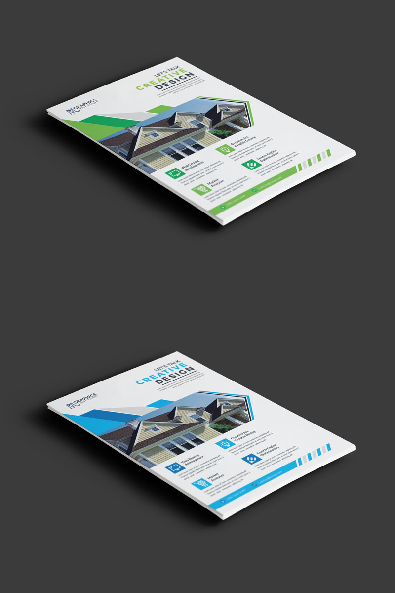 One Print Ready Flyer - Corporate Identity Template