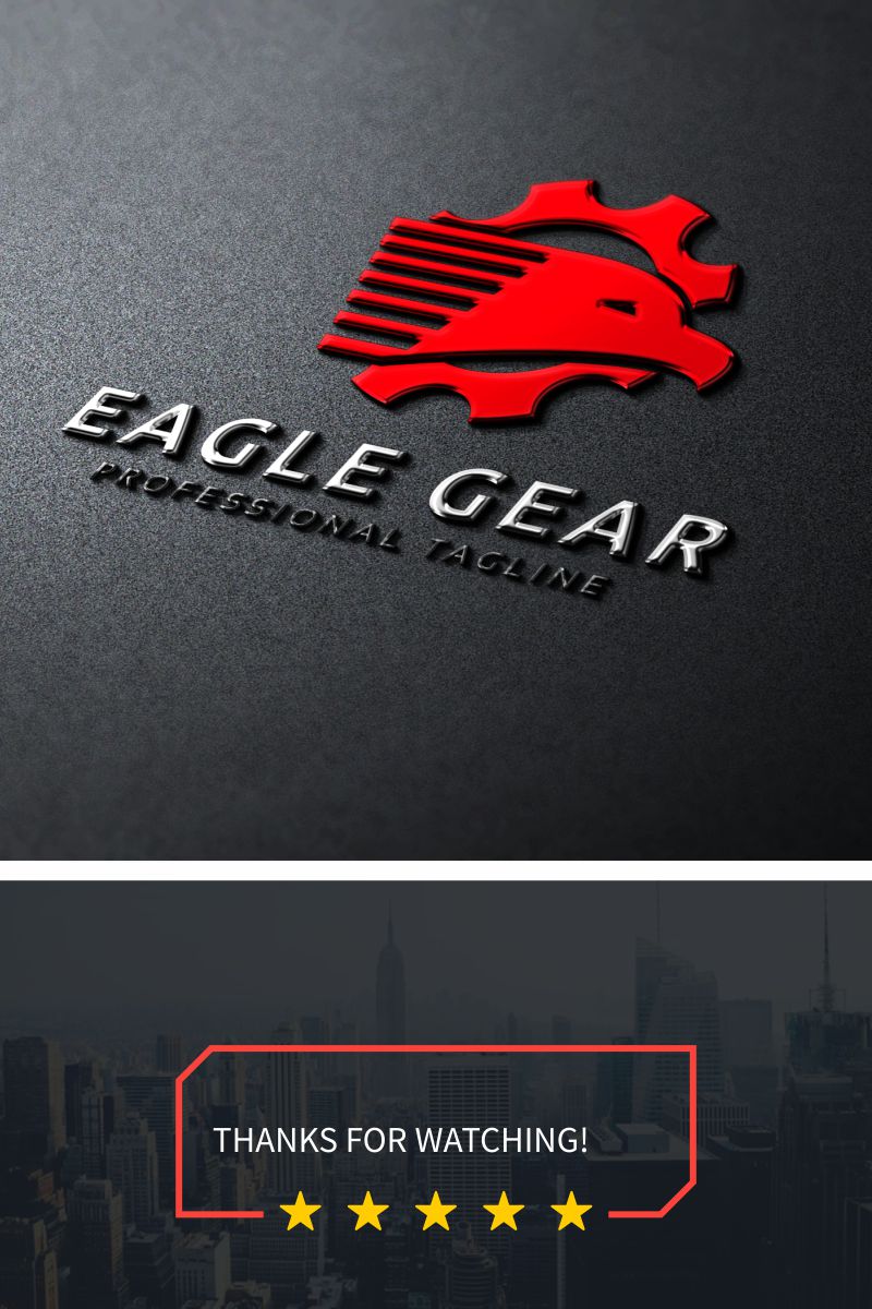 Eagle Gear Logo Template