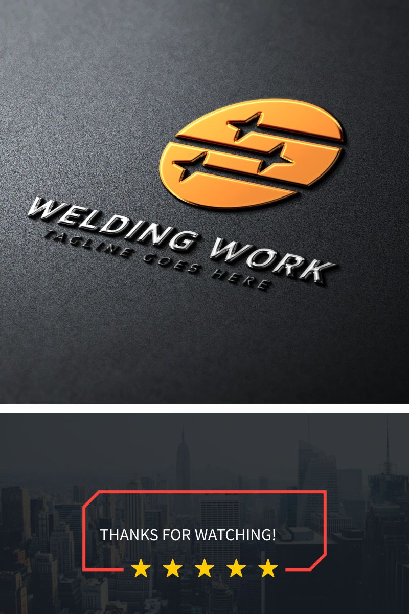 Welding Work Logo Template