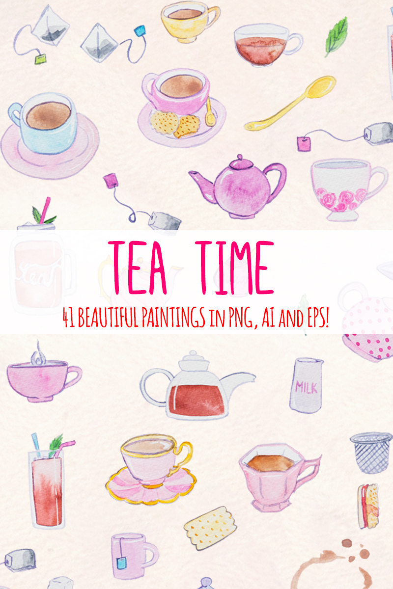41 Afternoon Tea Time - Illustration