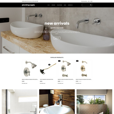 Plumbers Rooter MotoCMS Ecommerce Templates 79486