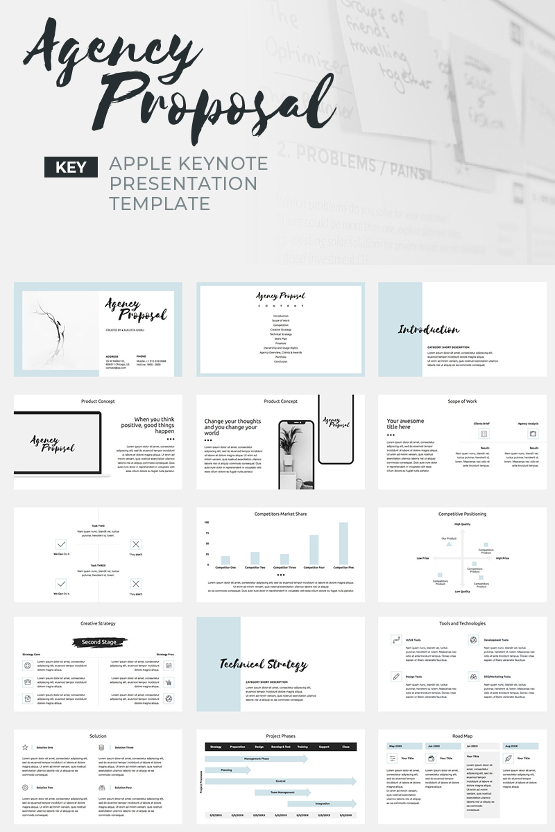 Agency Proposal Presentation - Keynote template