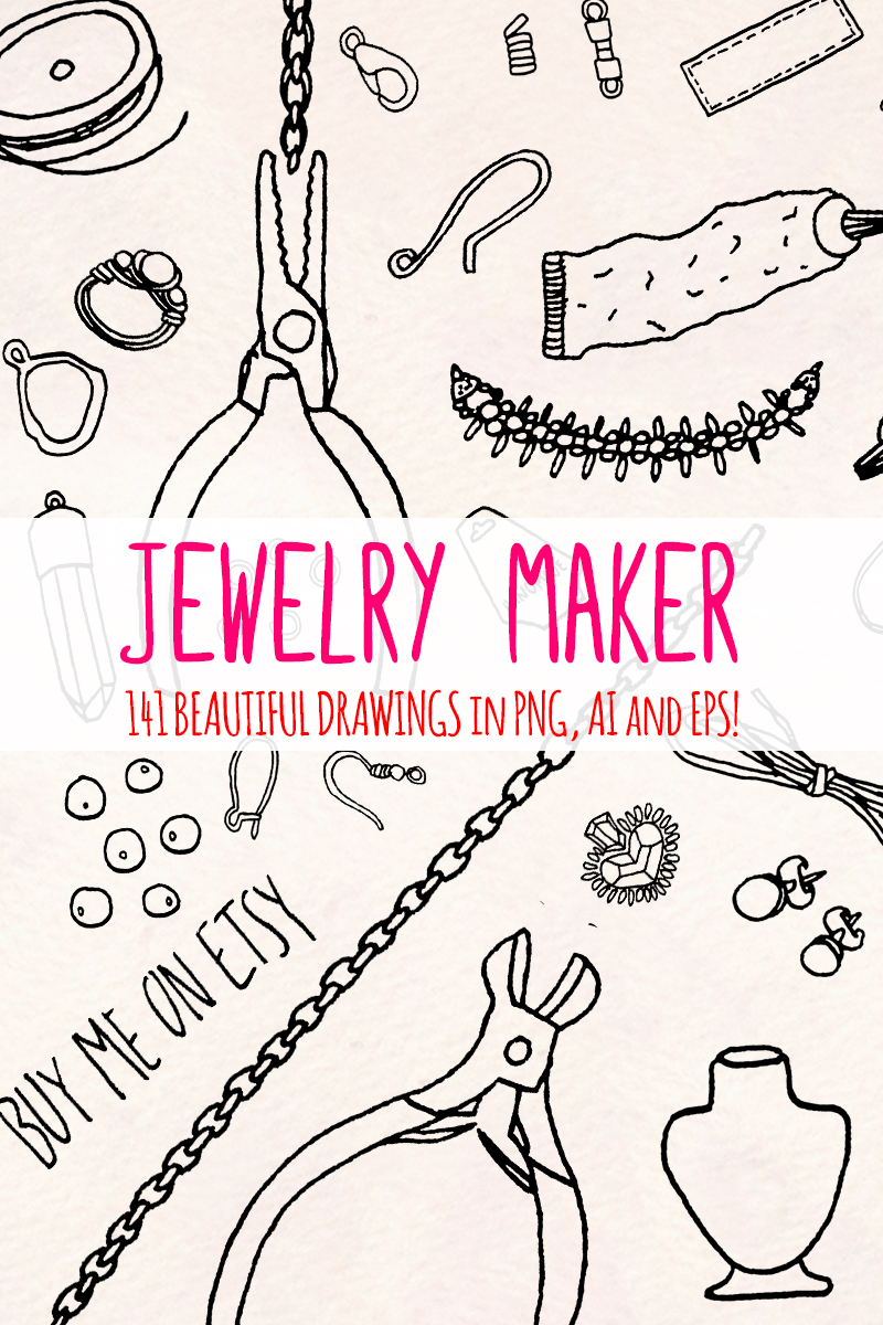 141 Jewellery Making Craft Shop - Illustration